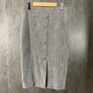 RW&CO Grey Pencil Skirt